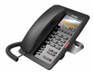 D-Link VoIP-телефон DPH-200SE F1A IP-телефон с цветным дисплеем, 1 WAN-портом 10 100Base-TX, 1 LAN-портом 10 100Base-TX и поддержкой PoE для гостиниц