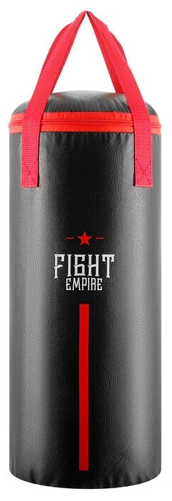 Мешок боксёрский FIGHT EMPIRE, на ленте ременной, винилискожа, 45 см, d=21 см, 7 кг