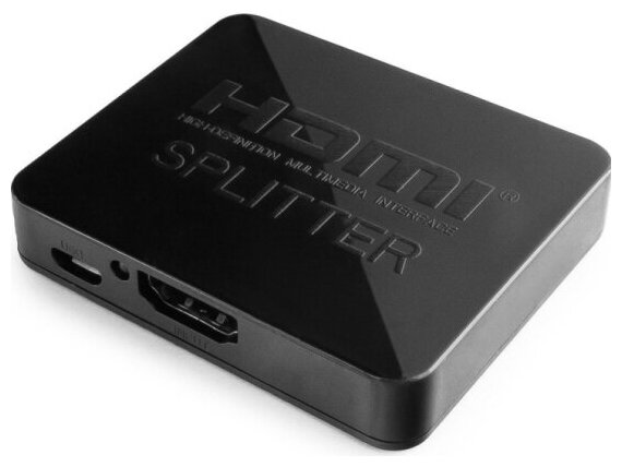 Разветвитель Cablexpert HDMI , HD19F/2x19F, 1 компьютер => 2 монитора, Full-HD, 3D, 1.4v