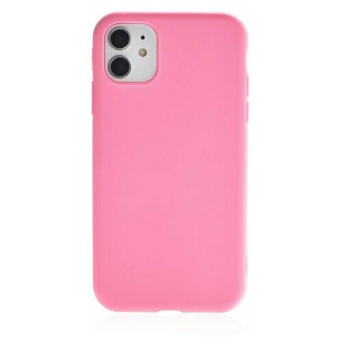 фото Чехол накладка для iphone 12 mini с подкладкой из микрофибры / для айфон 12 мини / розовый qvatra