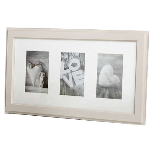 Мультирамка STYLER MALMO на 3 фото 10х15см, бежевый