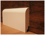 Плинтус TeckWood белый 70х16 мм деревянный напольный мдф 07016 1 шт