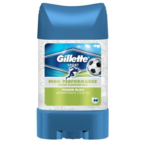 Gillette Гелевый антиперспирант Gillette Power Rush, 70 мл