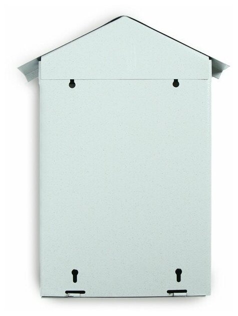 --- Ящик почтовый с замком, вертикальный, "Домик", серый - фотография № 7