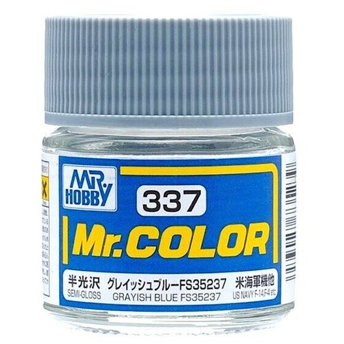 Mr.Color Краска эмалевая цвет Grayish Blue FS35237 (US Navy F-14/F-4 etc) полуматовый, 10мл