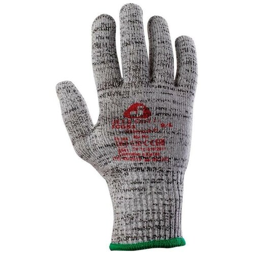 перчатки ми 10 класс Перчатки защитные от порезов Jeta Safety, трикотажные, 13 класс, 4 нити, серые, размер 10 (XL)