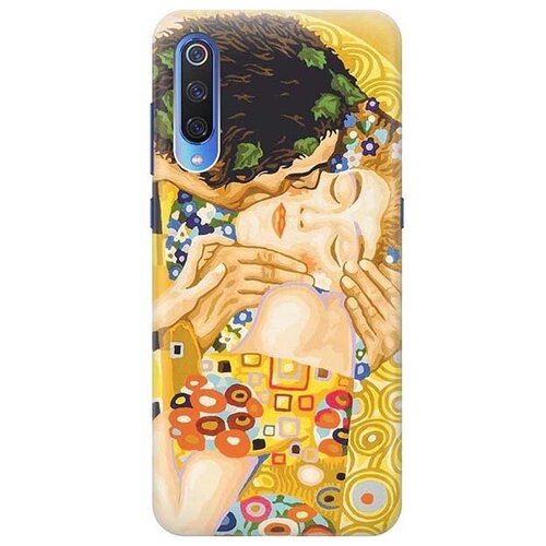 фото Ультратонкий силиконовый чехол-накладка для xiaomi mi 9 с принтом "поцелуй" gosso