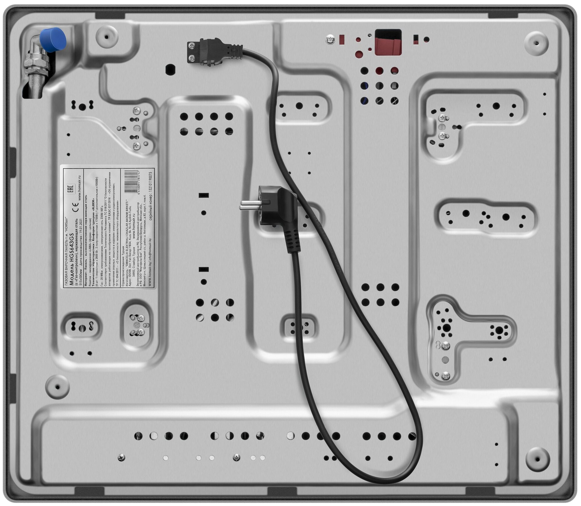 Газовая варочная панель HOMSair HGS643GS - фотография № 16