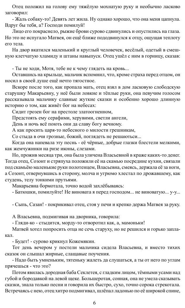 Книга Жизнь Матвея Кожемякина (Горький Максим) - фото №6