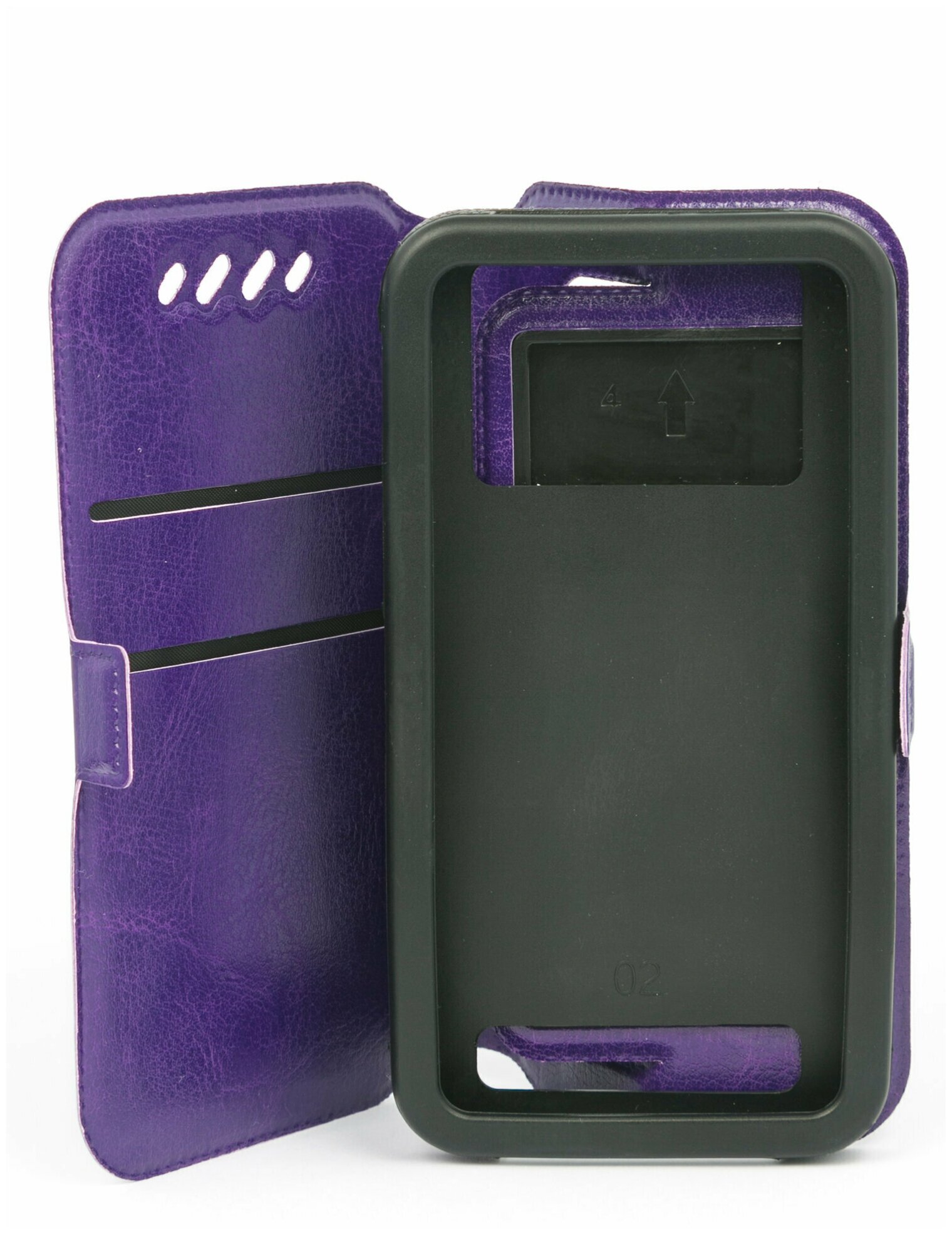 фото Чехол универсальный для телефонов 4,2-5 дюймов, фиолетовый