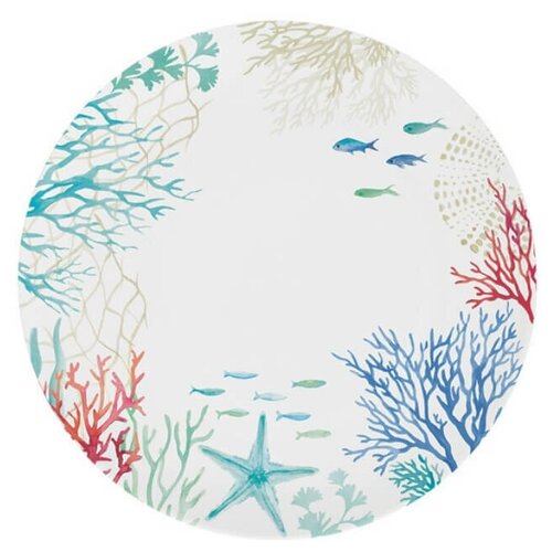 фото Тарелка обеденная море, 27см easy life