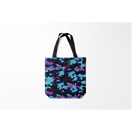 фото Сумка-шоппер / 40х40 см / тренды / милитари камуфляж burnettie