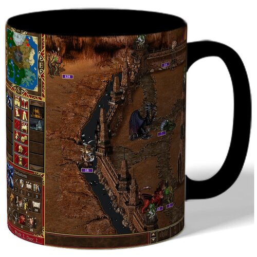 фото Кружка с рисунком по мотивам герои меча и магии drabs