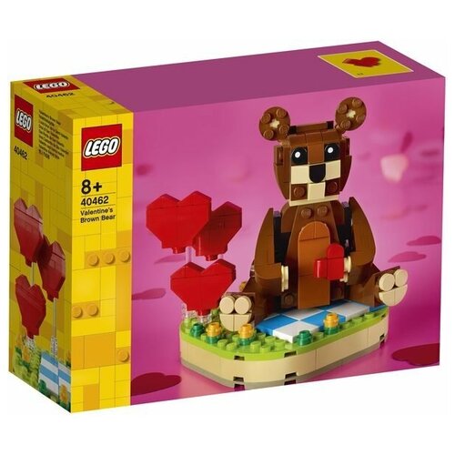 Конструктор LEGO 40462 Valentine's Brown Bear, 245 дет.