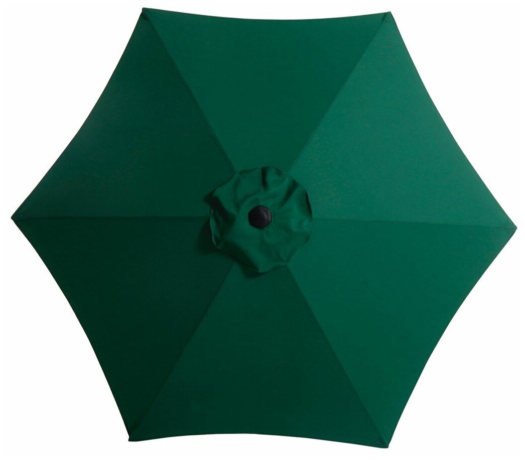Зонт садовый Eufolal зеленый 270 х 230 см - фотография № 10
