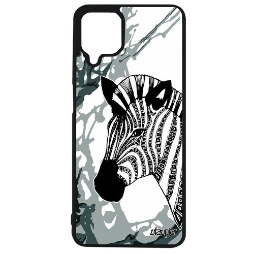 фото Защитный чехол на телефон // samsung galaxy a12 // "зебра" саванна дизайн, utaupia, серый