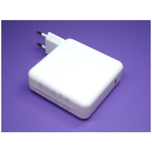 Блок питания для ноутбуков Apple A1719 87W USB Type-C 20.2V 4.3A OEM клейкая лента двусторонний скотч для крепления touch bar macbook pro 13 15 retina a1706 a1707 a1989 a1990 late 2016 mid 2019