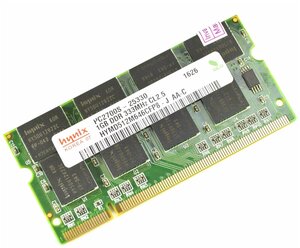 Оперативная память Hynix 1ГБ DDR 333МГц PC2700S 200PIN SO-DIMM