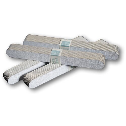 Пилка прямая зебра на деревянной основе, абразив 180/240, размер 178x19, 40 шт/уп