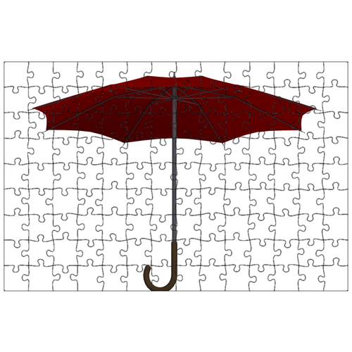 фото Магнитный пазл 27x18см."зонтик, защита, открыто" на холодильник lotsprints