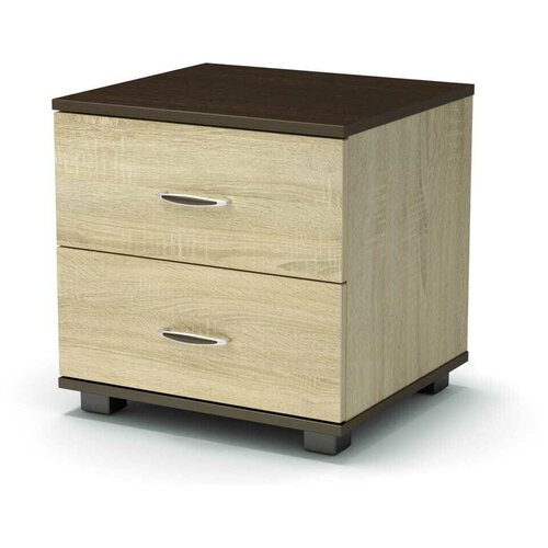 Тумба прикроватная Рондо (Дуб сонома/ Венге)