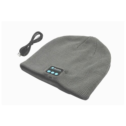 Шапка с Bluetooth-гарнитурой серая 85000₽