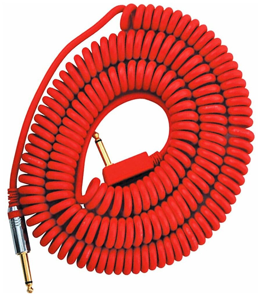 Vox Vintage Coiled Cable VCC-90RD Кабель инструментальный, витой шнур, 9м