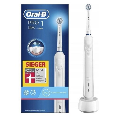  вибрационная зубная щетка Oral-B PRO 1200, white