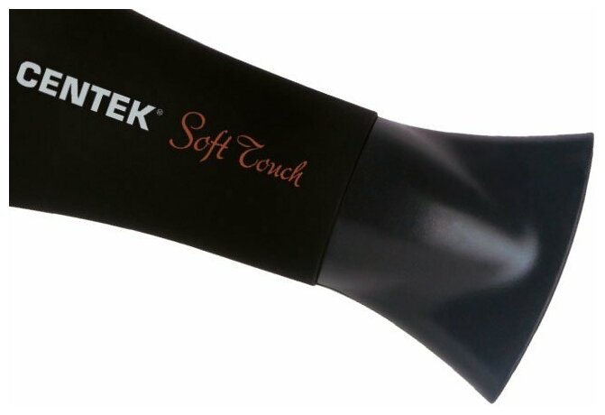 Фен Centek CT-2242 (розовое золото+черный) 1900Вт, 2 скорости, 3 режима, холодный обдув, Soft Touch - фотография № 4