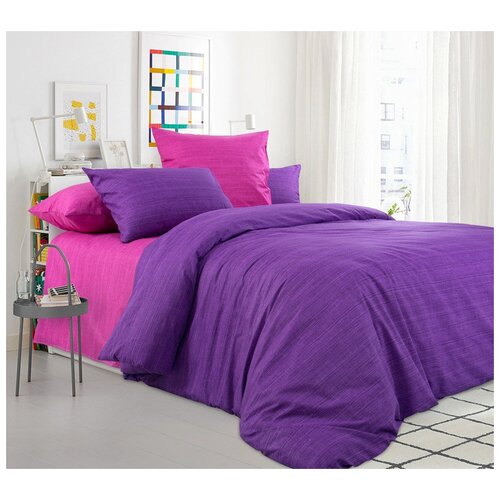 КПБ перкаль 2-х сп/рез. (160х200, борт 20 см.) Дикая Орхидея