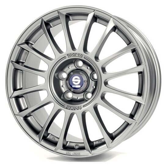 Литые колесные диски Sparco Wheels PISTA 8x17 5x114.3 ET45 D73.1 Серебристый тёмный (W2902150345)