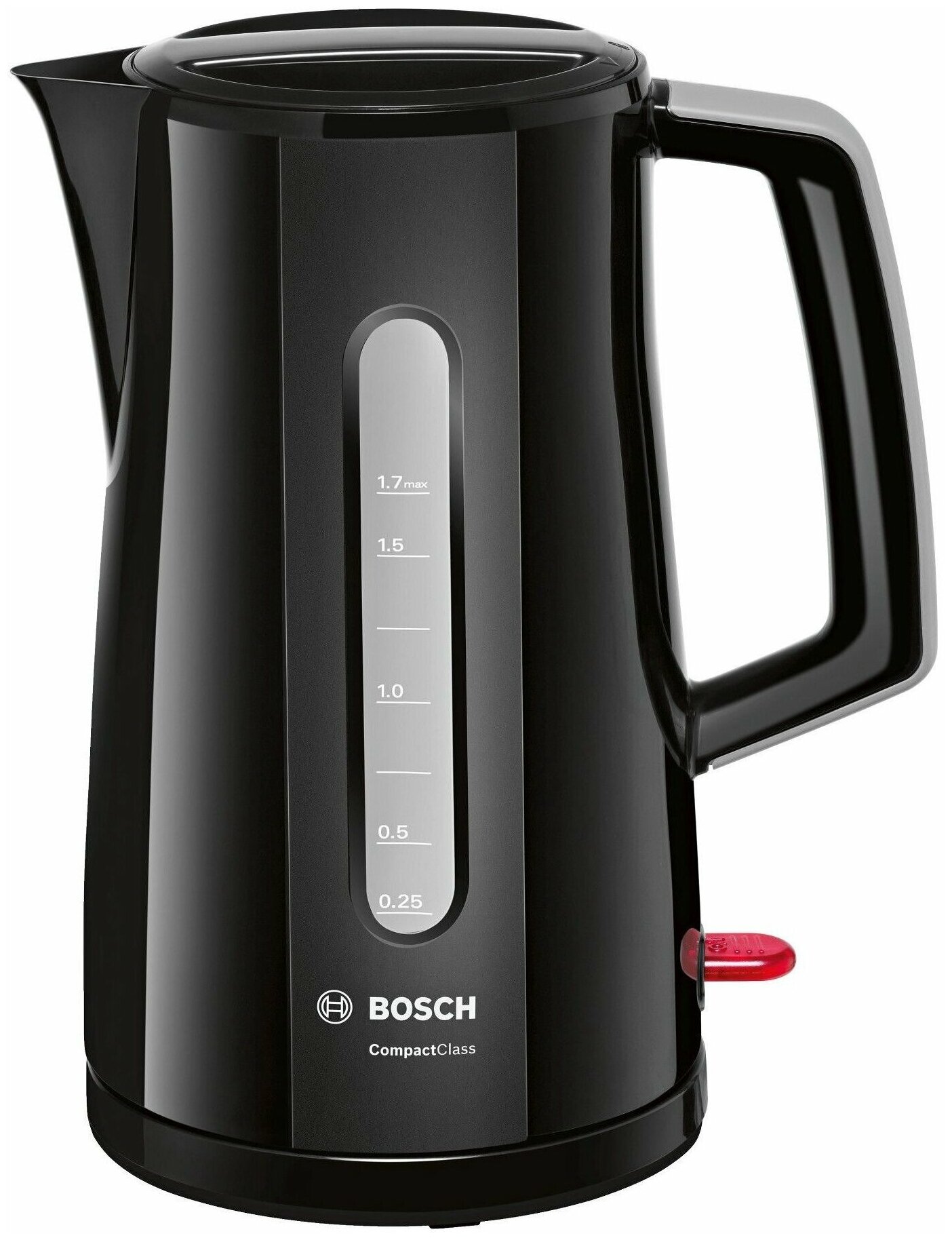 Чайник электрический Bosch TWK3A013 1.7л. 2400Вт черный (корпус: пластик)