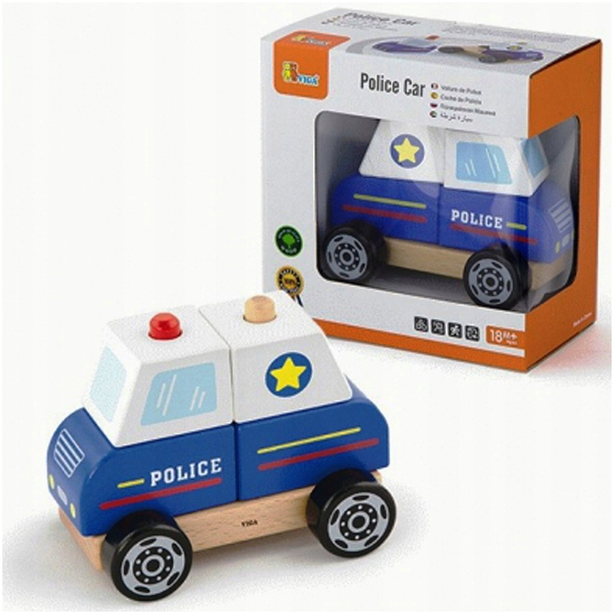 Игрушка Viga Toys Полицейская машина (50201) - фото №4