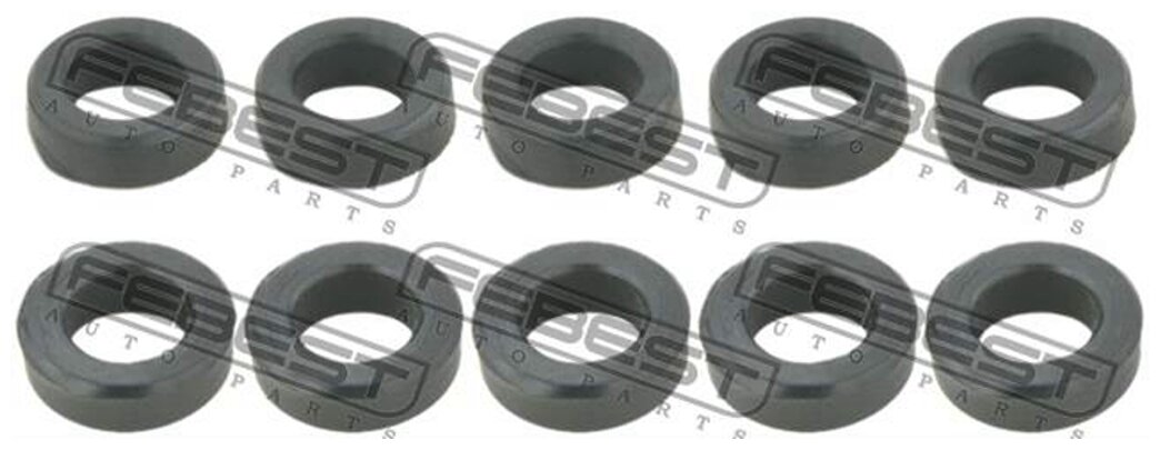 FEBEST RINGFL-010-PCS10 Кольцо уплотнительное форсунки впрыска топлива (10 шт. в упаковке) Chery Tiggo T11 2006-2013 FEBEST RINGFL-010-PCS10 — фото 1