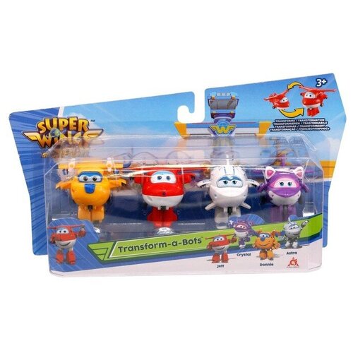 Набор Super Wings 4 мини трансформера EU740040A