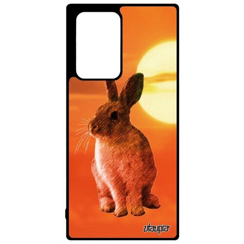 фото Красивый чехол на // samsung galaxy note 20 ultra // "кролик" трус стиль, utaupia, оранжевый