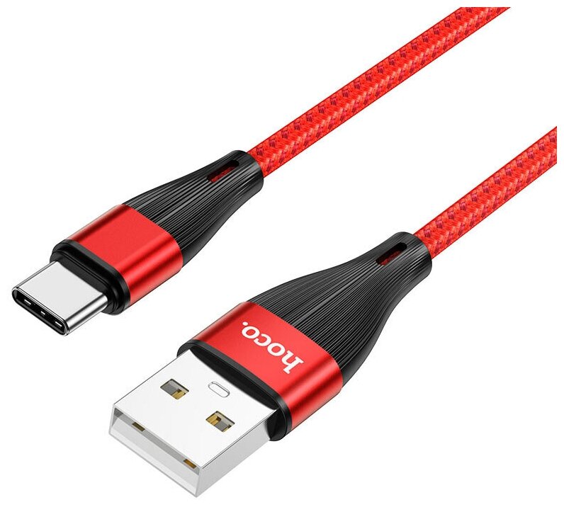 Кабель USB Type-C HOCO X57 Blessing 3.0A 1.0м красный