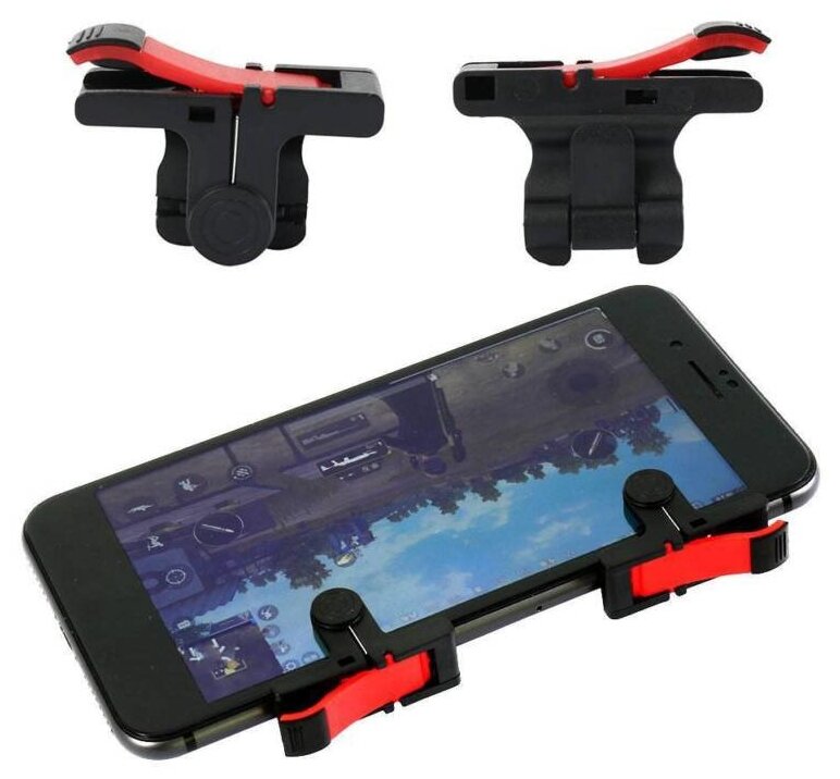 Игровой джойстик для смартфона D9 Контроллер L1R1 Триггер Pubg Геймпад для телефона