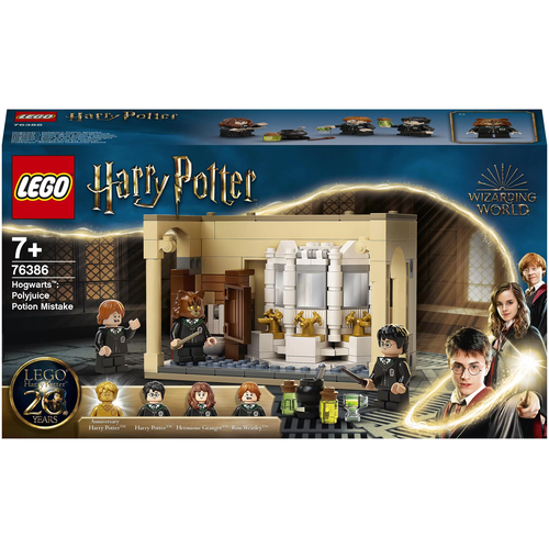 конструктор lego harry potter 76389 хогвартс тайная комната Конструктор LEGO Harry Potter 76386 Хогвартс: ошибка с оборотным зельем, 217 дет.