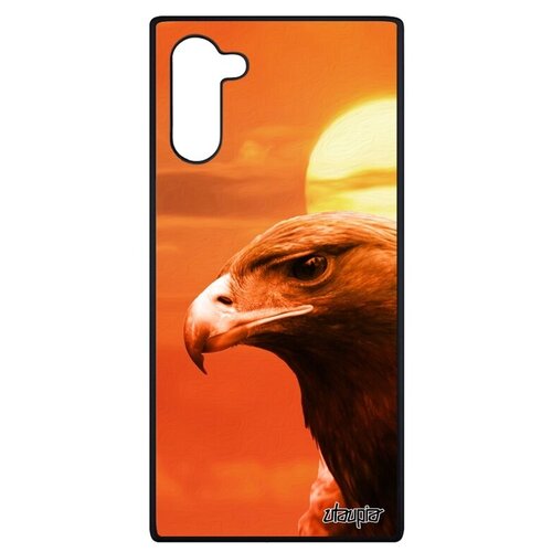 фото Противоударный чехол на смартфон // samsung galaxy note 10 // "орел" небо стиль, utaupia, оранжевый