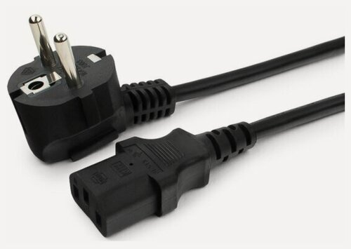 Изображение товара Кабель питания Cablexpert PC-186-1-5M, 5м, Schuko- C13, 3x1кв. мм, черный, с заземлением, пакет