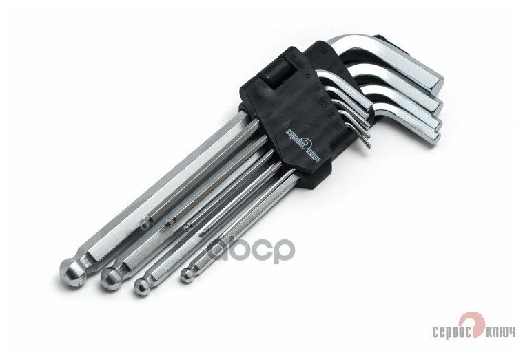 фото Набор шестигранных ключей ( 9 предметов) "Сервис Ключ" (с шаром)