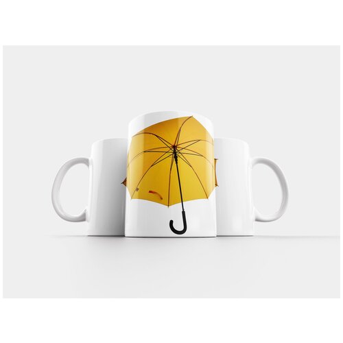 фото Кружка "зонтик свободны, погода, дождь" 320 мл lotsprints