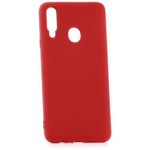 фото Чехол на samsung galaxy a30s kruche silicone plain red кruче