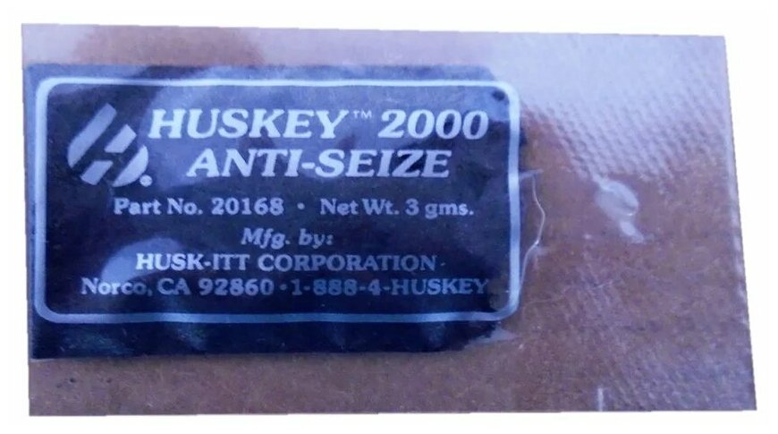 Противоскрипная паста для тормозных колодок HUSKEY 2000 Lubricating Paste And Anti-Seize Compound For High Temperature (3г.)