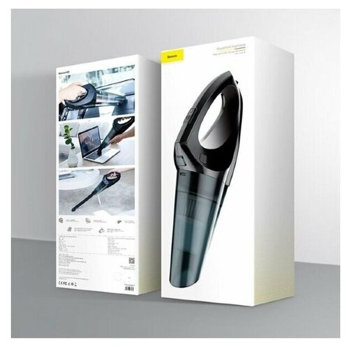 Автомобильный пылесос Baseus Shark One H-505 Car Vacuum Cleaner Black 459000₽