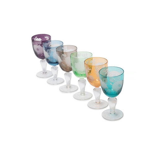 POLSPOTTEN комплект Peony из шести бокалов