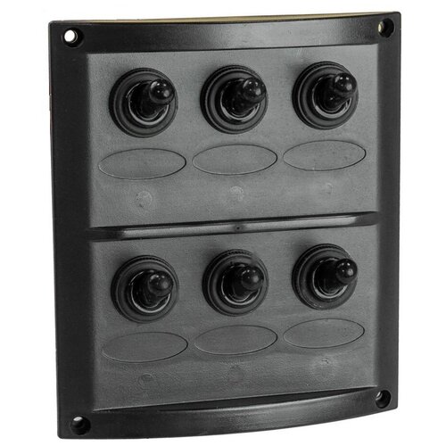 фото Панель бортового питания 6 переключателей, 12 в, предохранители, влагозащищенная, aaa, тайвань aaa worldwide