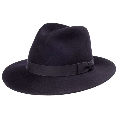 Шляпа федора Bailey, размер 61, черный