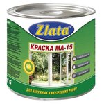 Краска масляная ZLATA МА-15 влагостойкая моющаяся - изображение